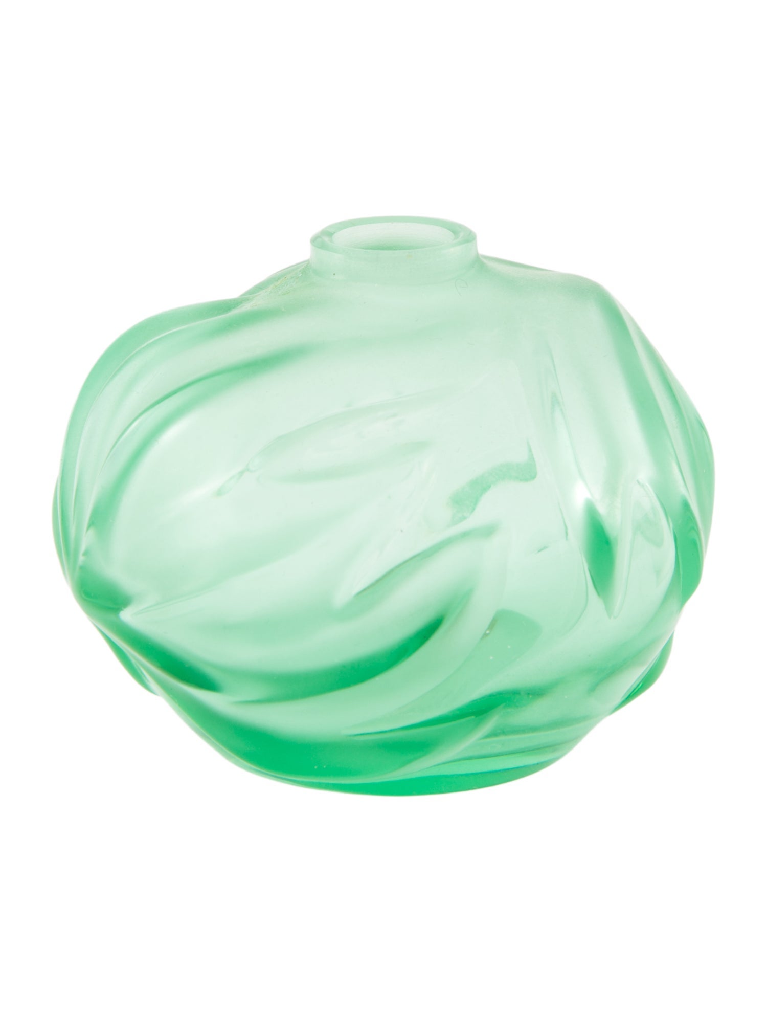 Lalique Soliflore Royal Palm Bud Vase