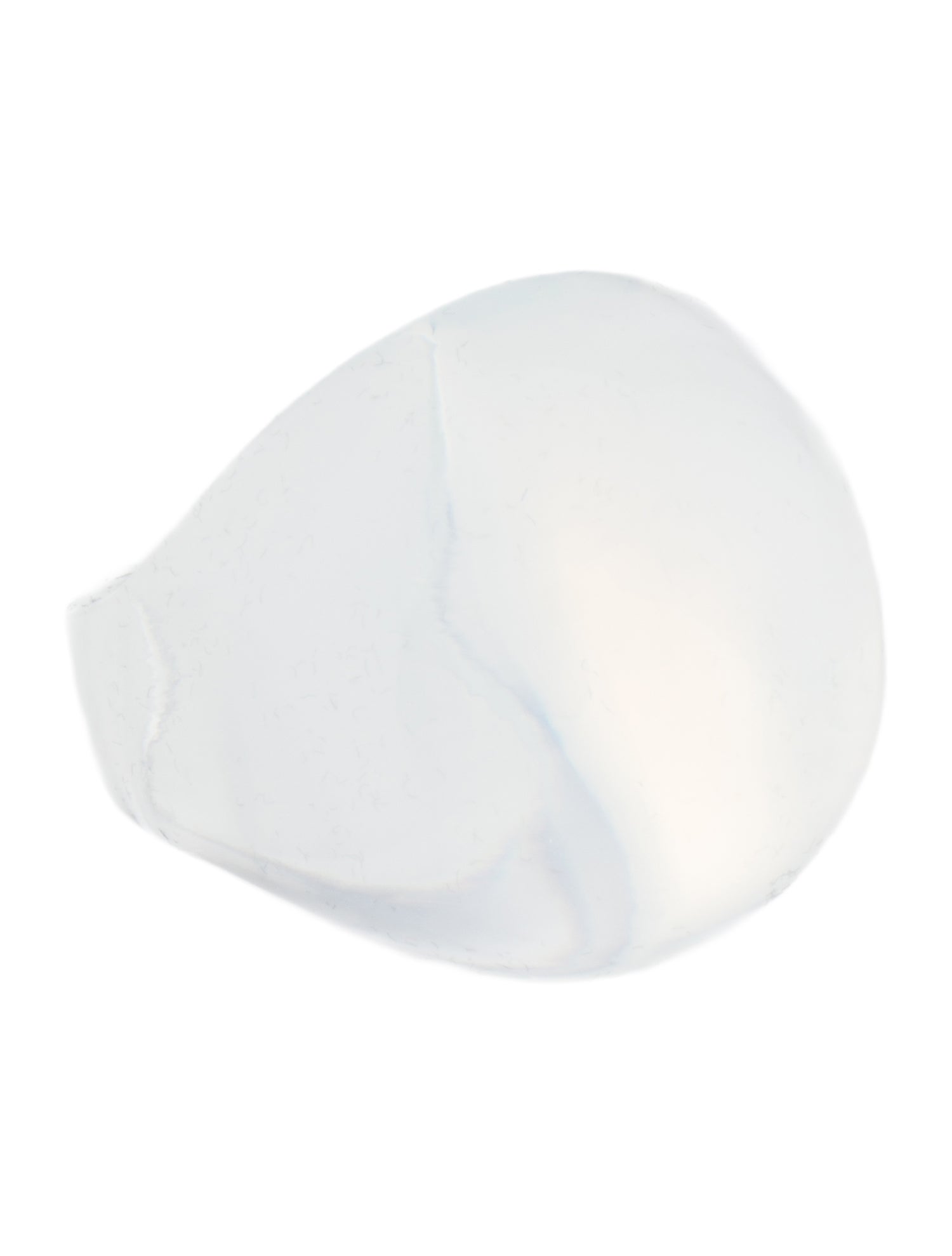 Lalique Crystal Cabochon Ring