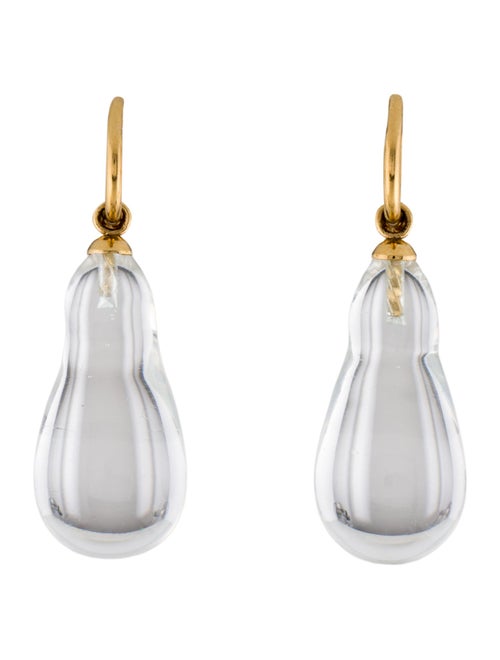 Lalique Crystal Drop Earrings