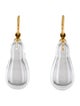 Lalique Crystal Drop Earrings