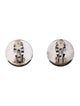 Lalique Glass Dome Clip-On Earrings