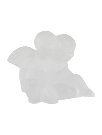 Lalique Twin Angels Figurine