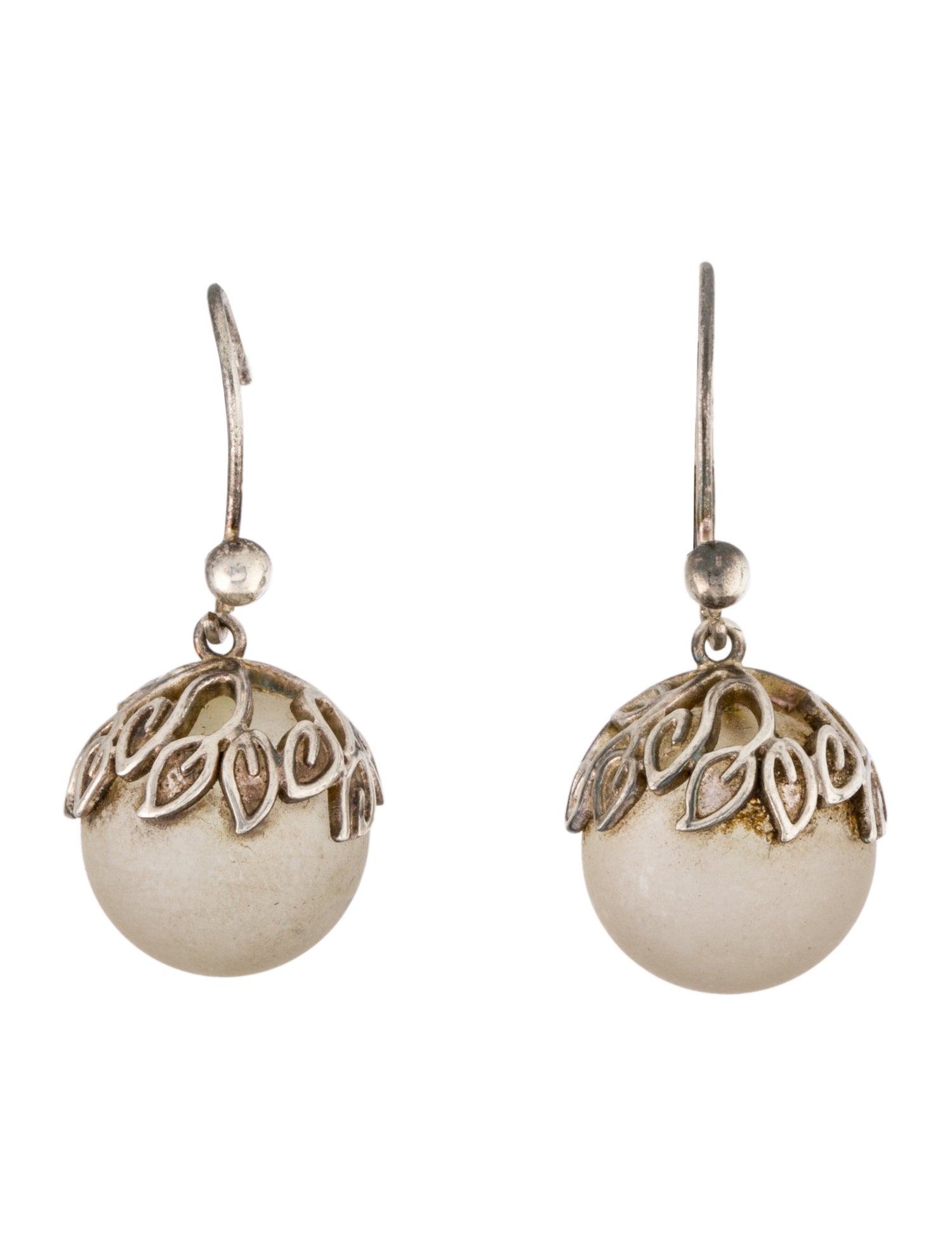 Lalique Crystal Drop Earrings
