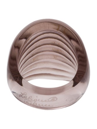 Lalique Crystal Dome Ring