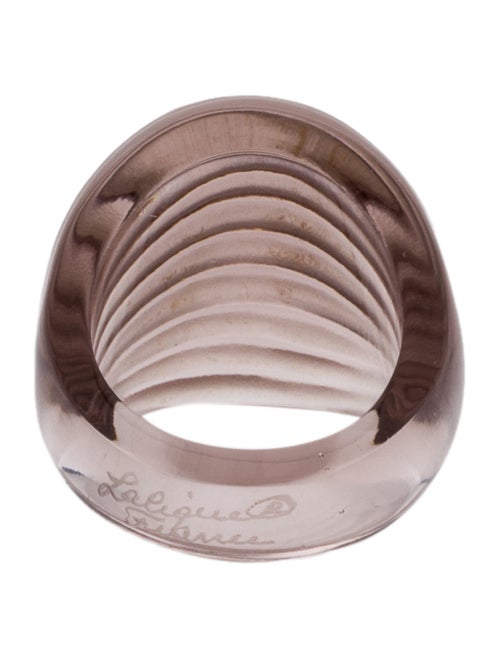 Lalique Crystal Dome Ring