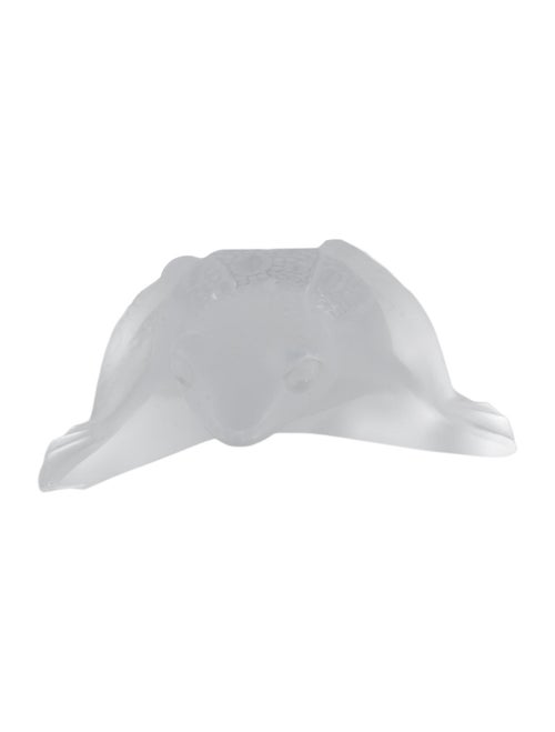 Lalique Jumping Frog Figurine