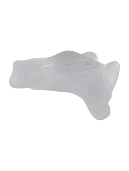 Lalique Jumping Frog Figurine