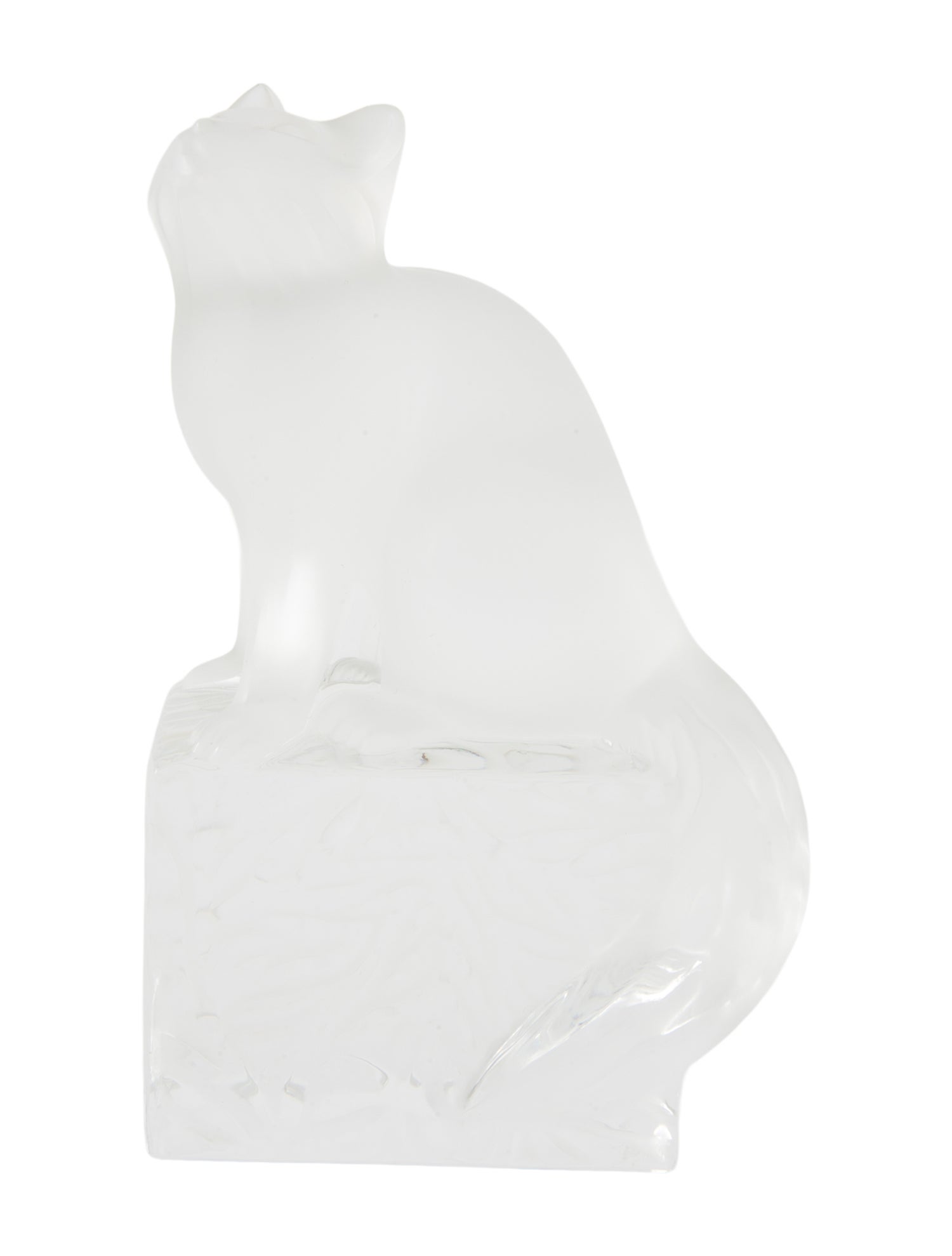 Lalique Cat Figurine