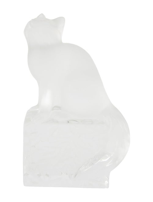 Lalique Cat Figurine