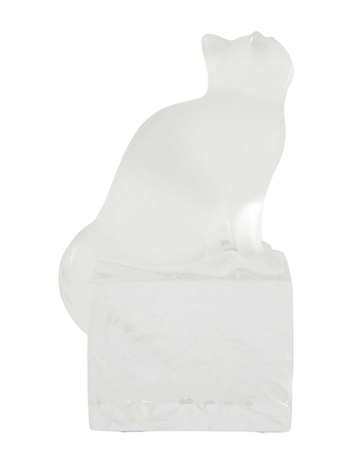 Lalique Cat Figurine