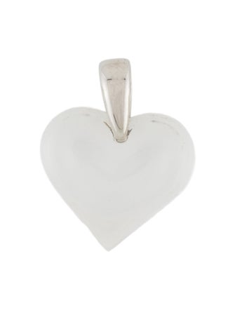 Lalique Crystal Heart Pendant