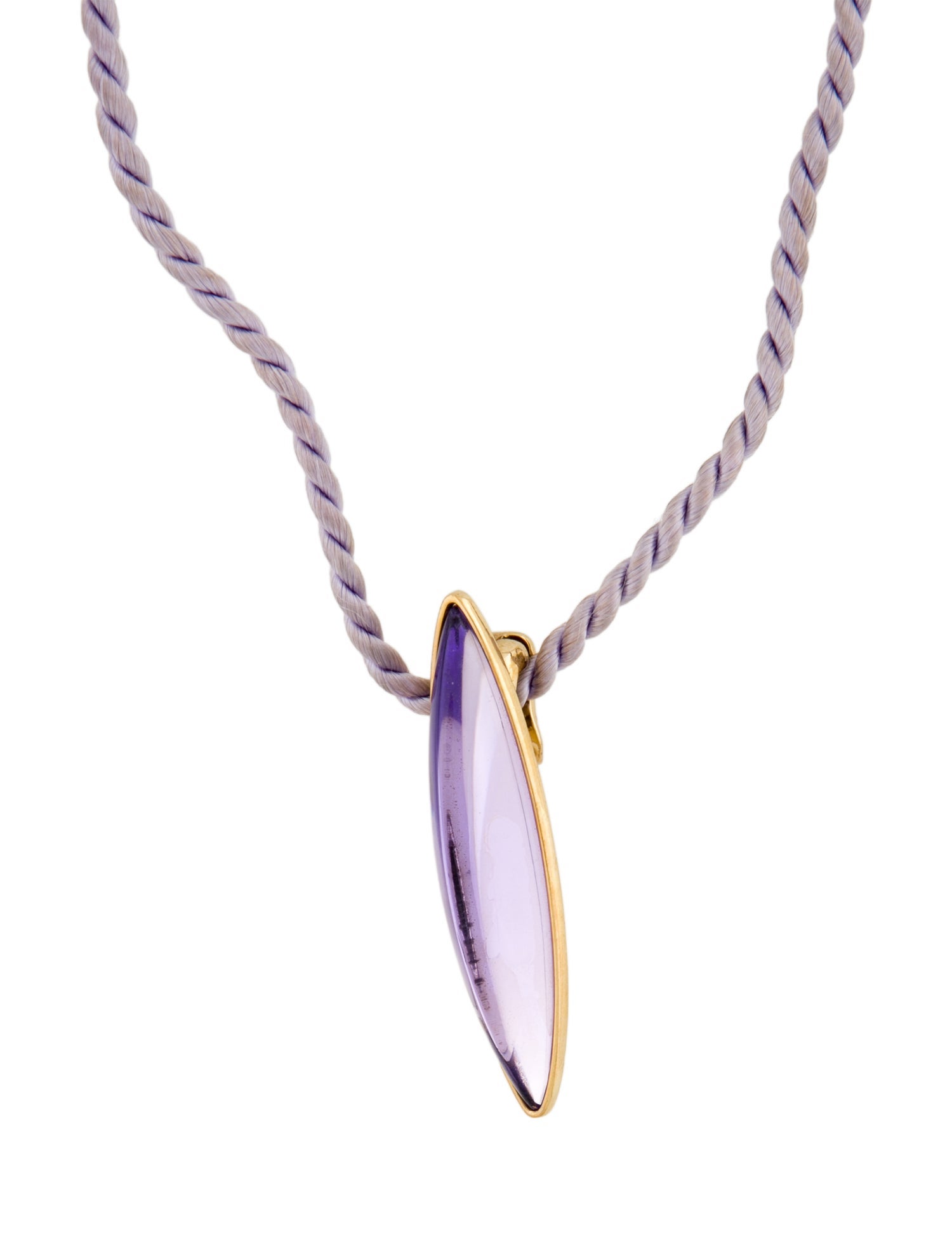 Lalique Glass Eclat Single Element Pendant Necklace