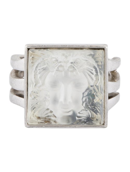 Lalique Crystal Arethuse Cocktail Ring