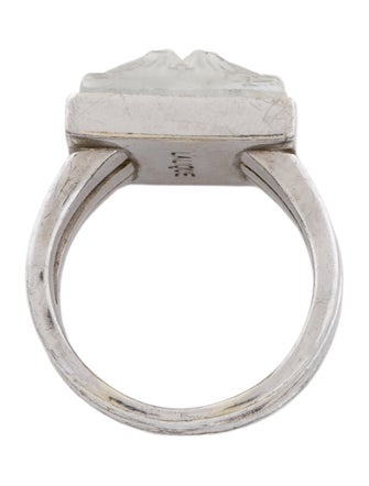 Lalique Crystal Arethuse Cocktail Ring