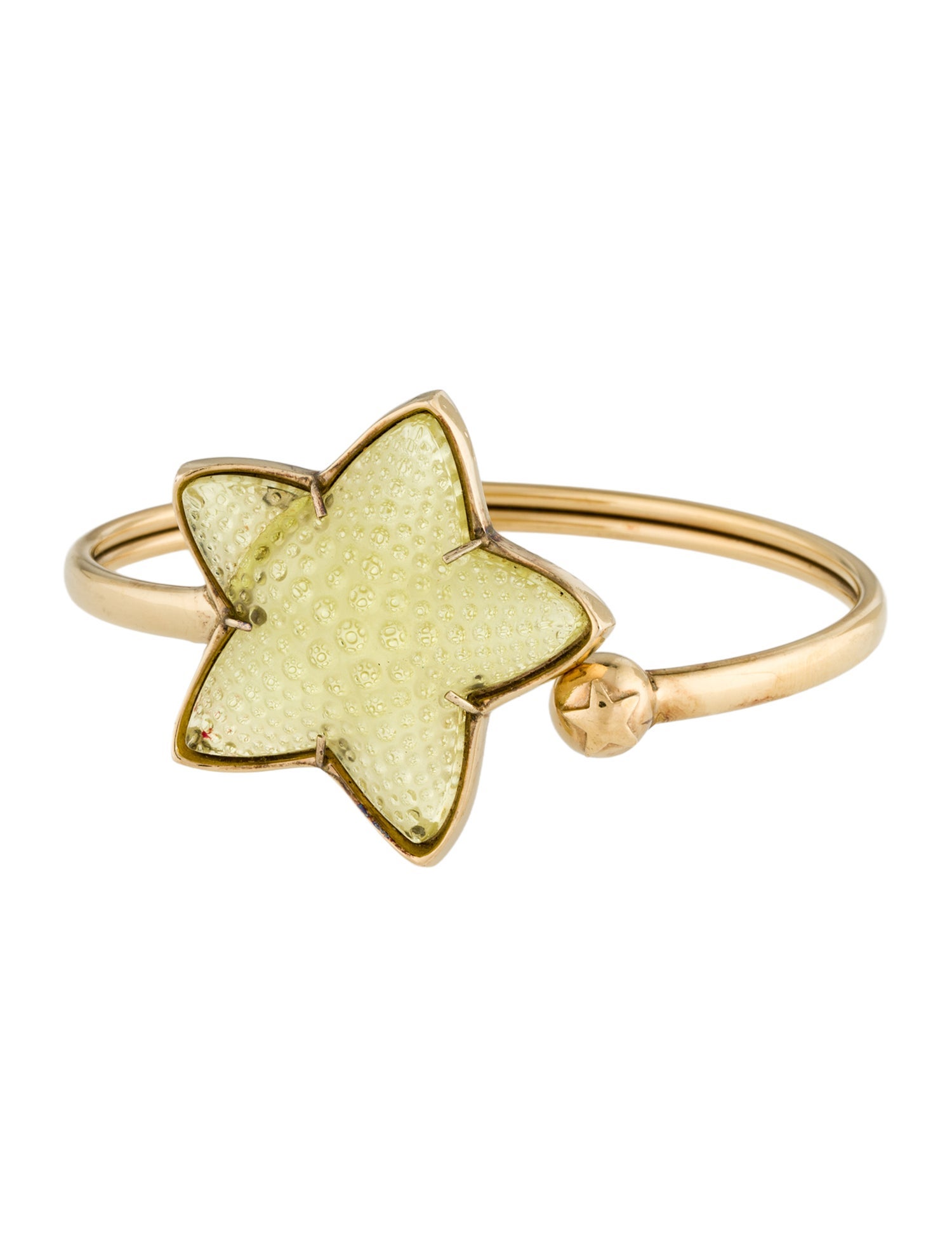 Lalique Crystal Oceania Starfish Cuff