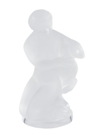 Lalique Diana the Huntress with Fawn Figurine