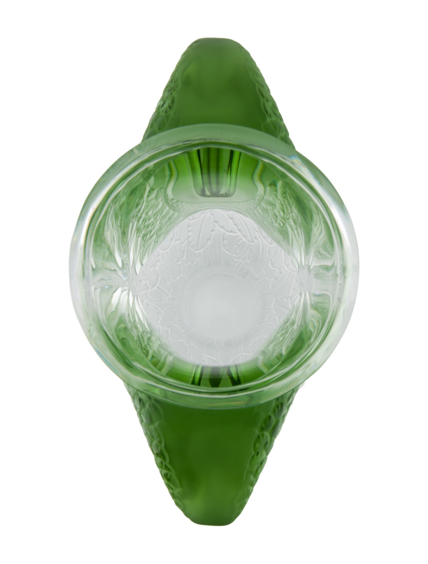 Lalique Limited Edition Crystal Macaw Vase