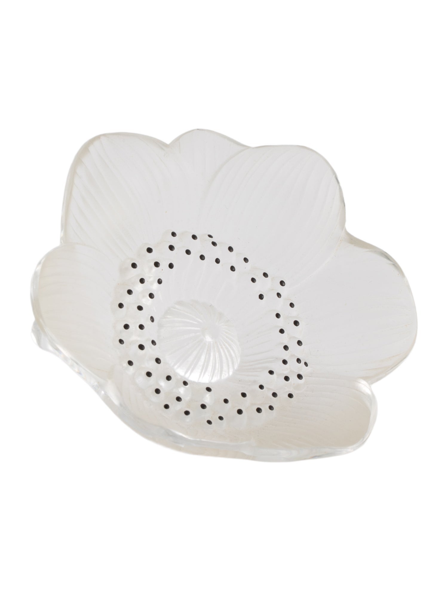 Lalique Crystal Anemone Flower
