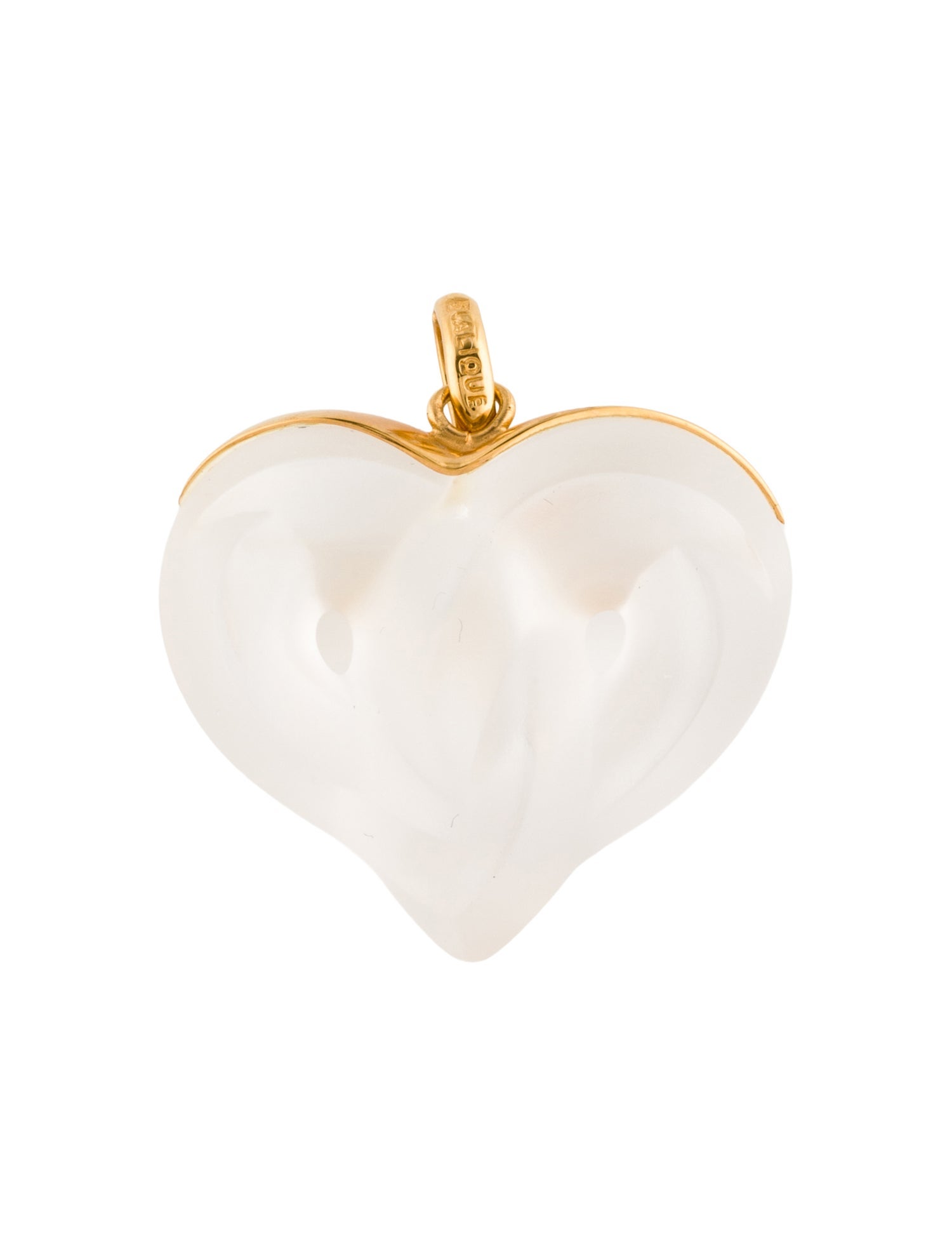 Lalique Entwined Heart Pendant