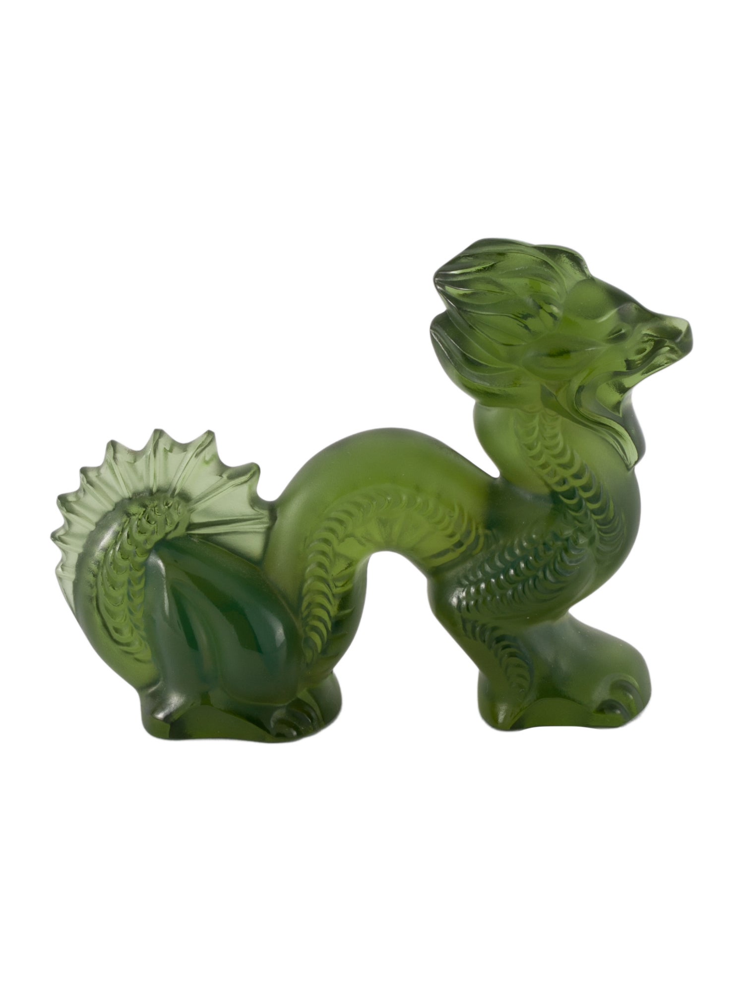 Lalique Crystal Dragon Figurine