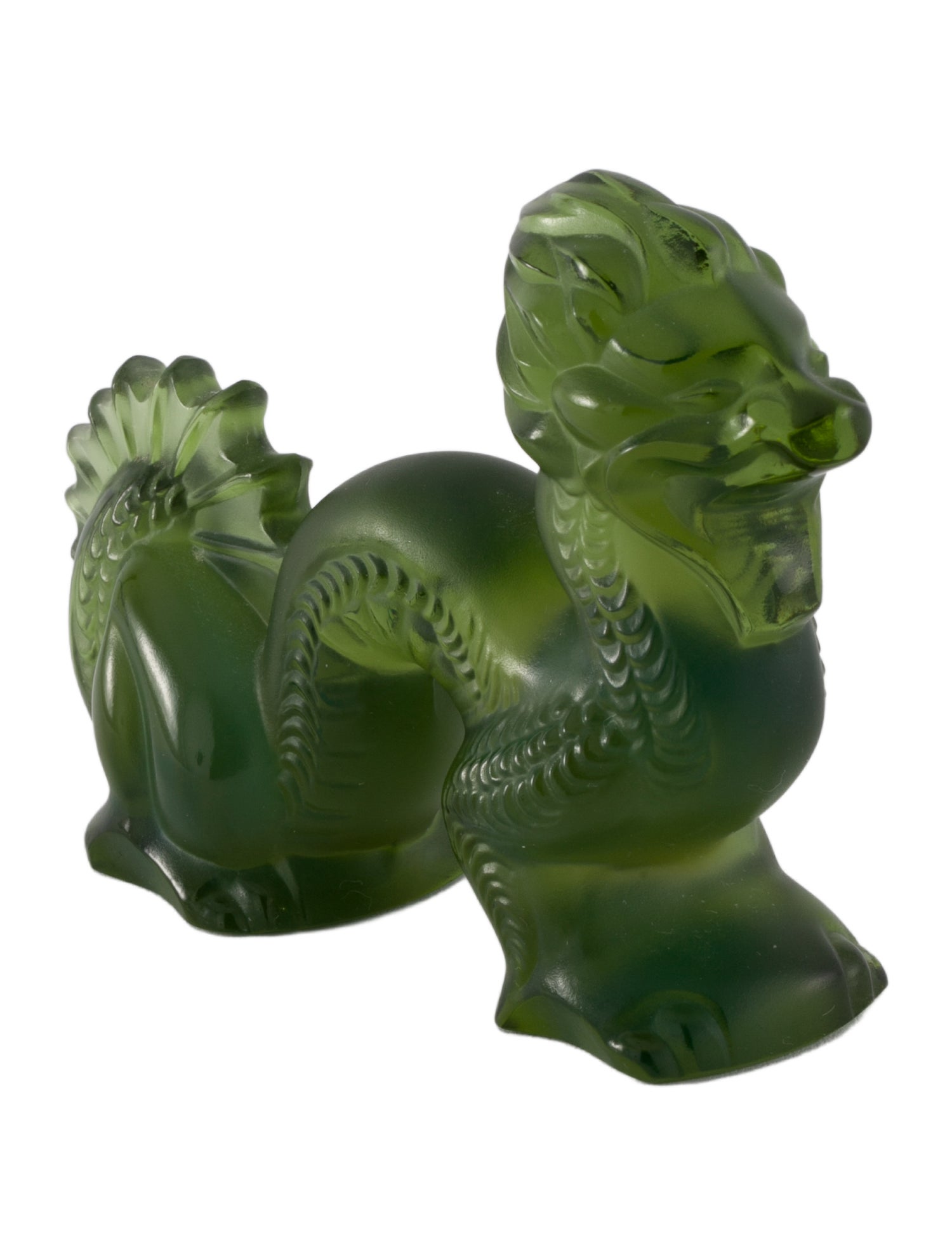 Lalique Crystal Dragon Figurine