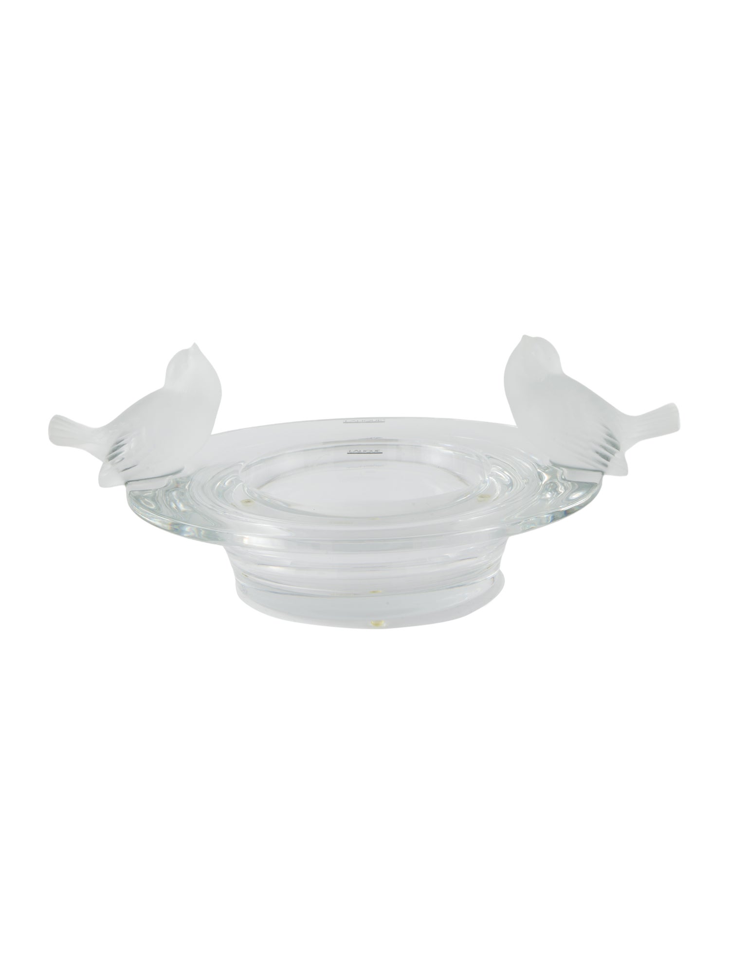 Lalique Deux Moineaux Birdbath Bowl
