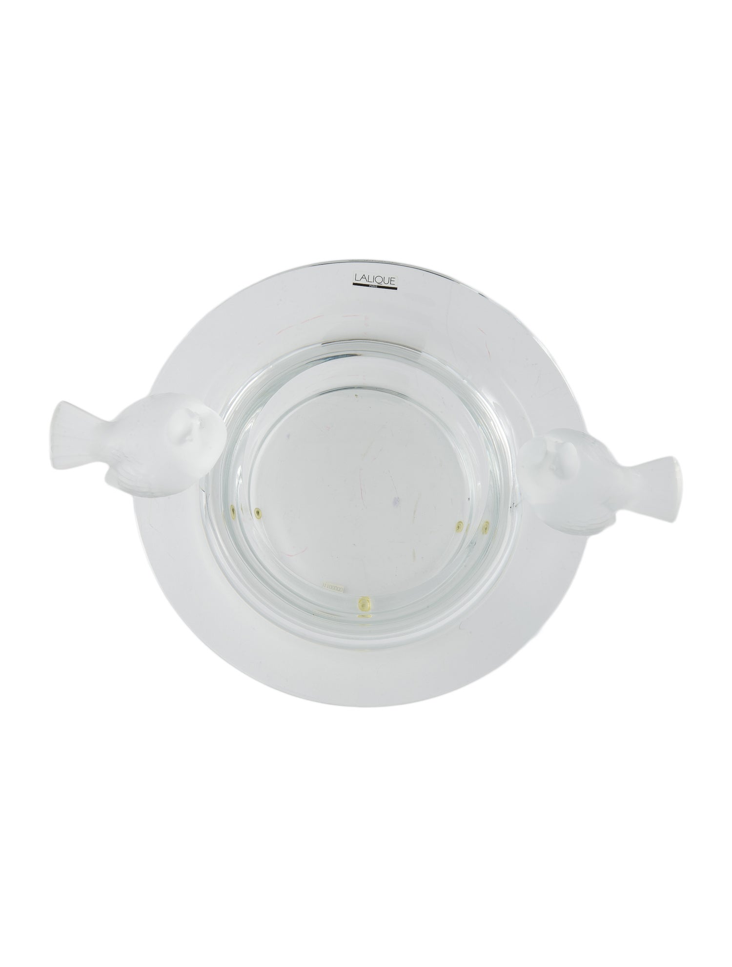 Lalique Deux Moineaux Birdbath Bowl