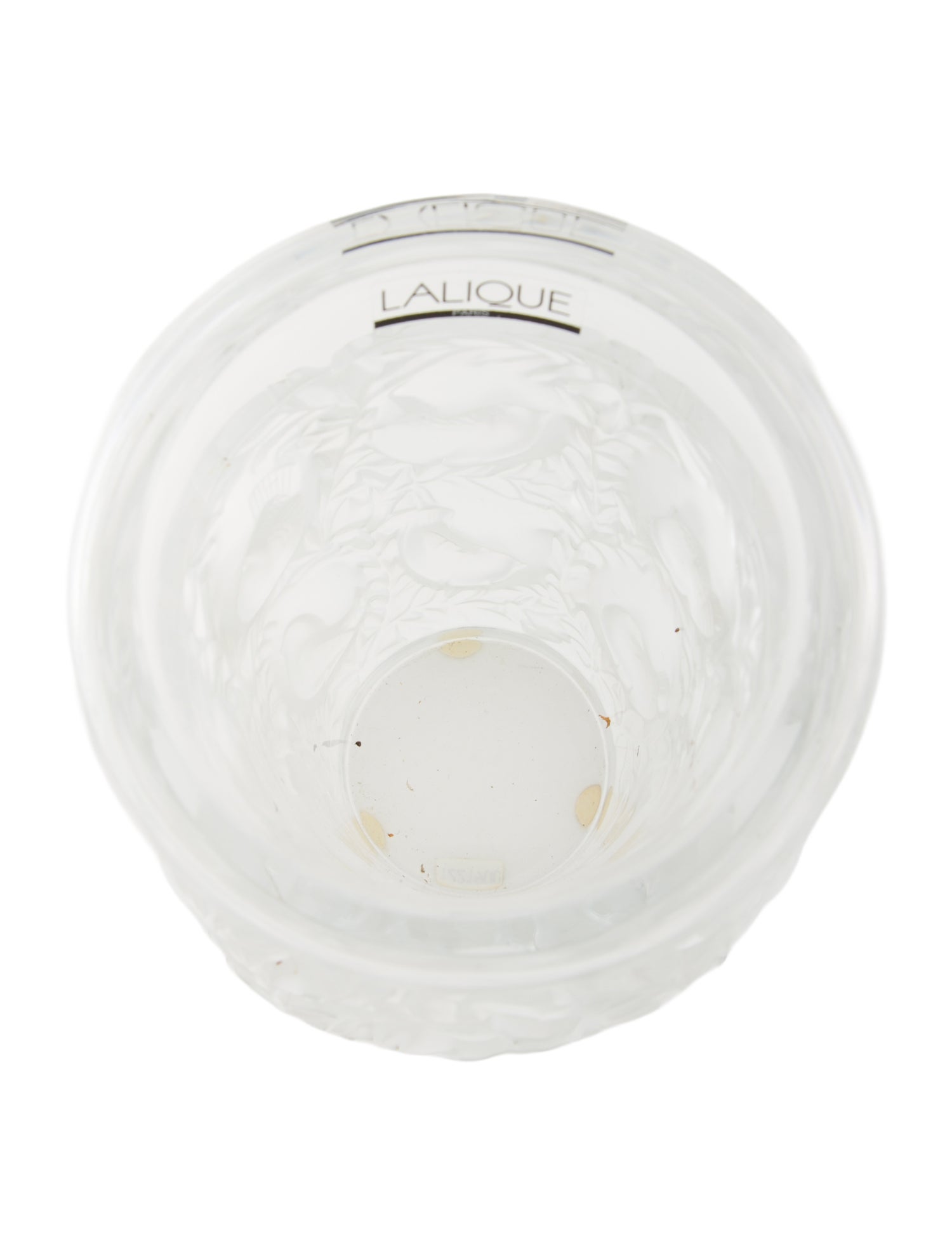 Lalique Bagatelle Crystal Vase