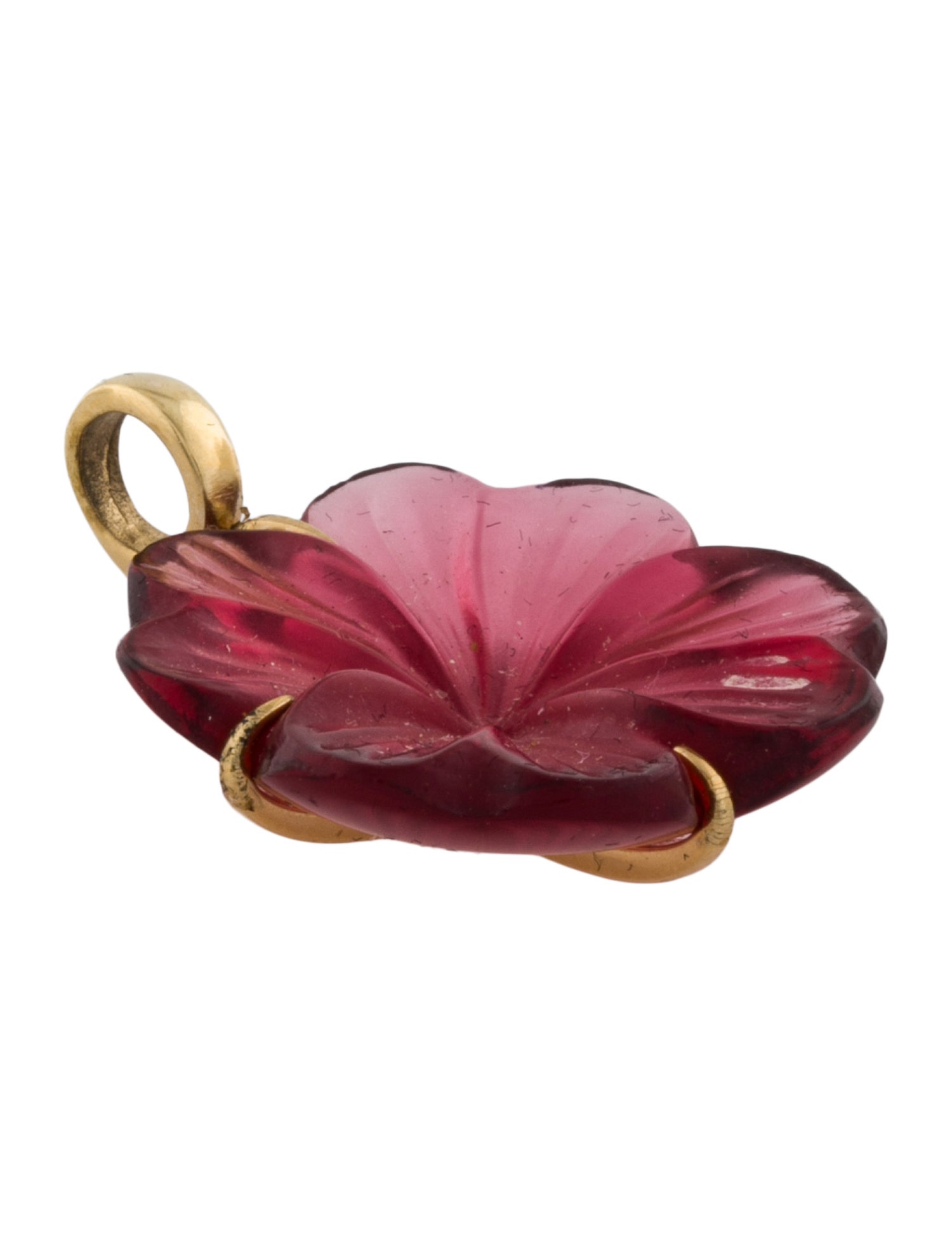 Lalique Glass Four Leaf Clover Pendant
