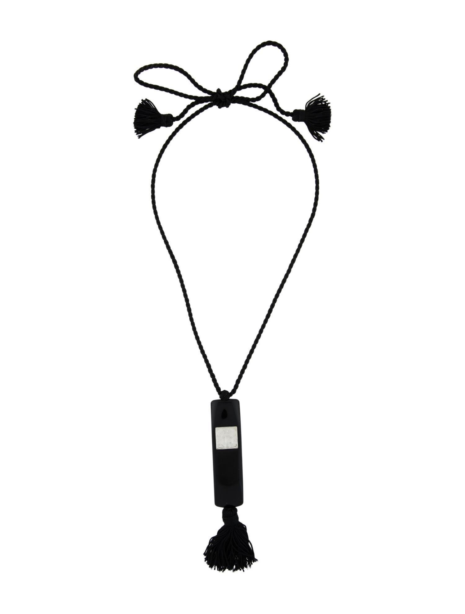 Lalique Resin & Cord Arethuse Masque de Femme Pendant Necklace