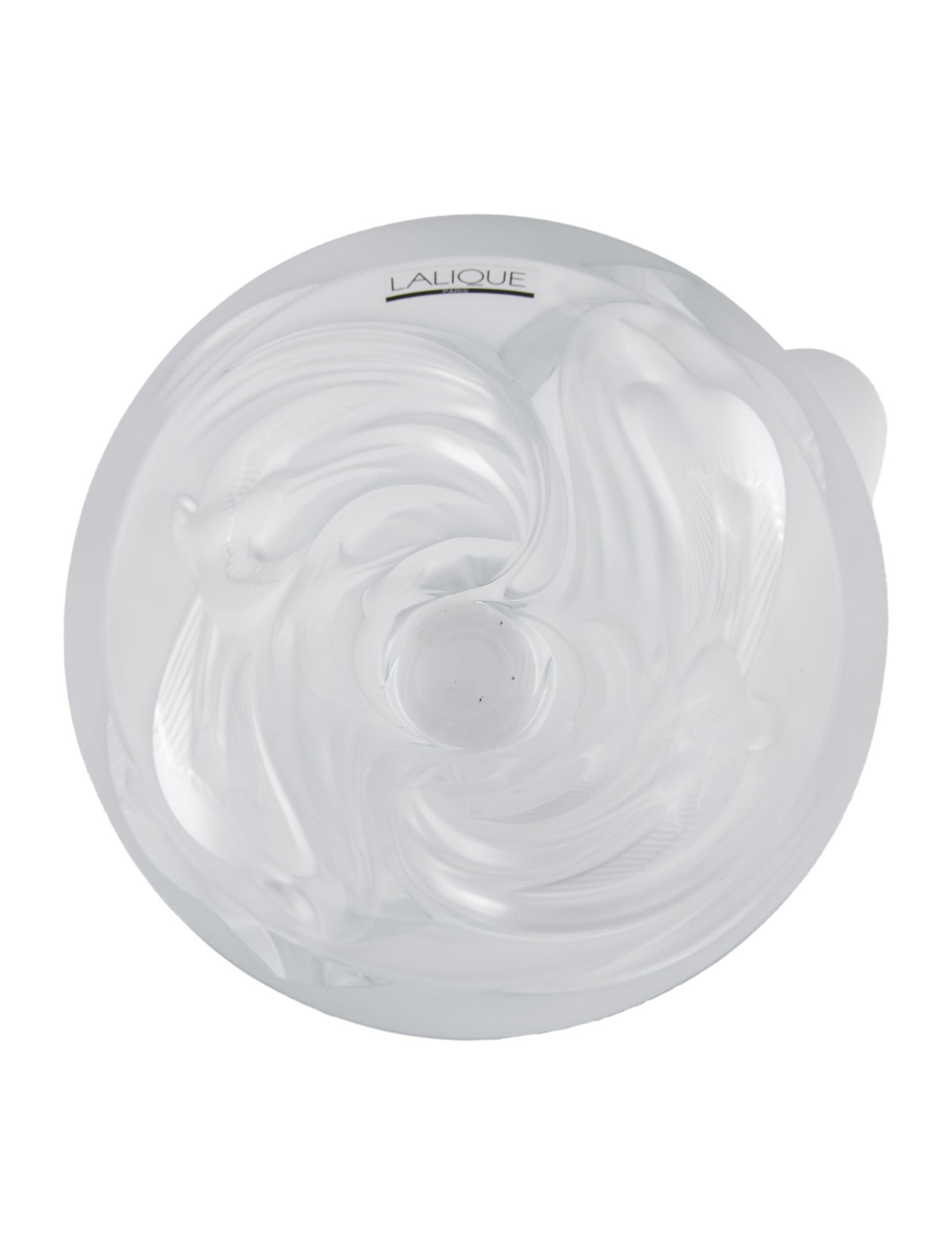 Lalique Crystal Martinets Vase