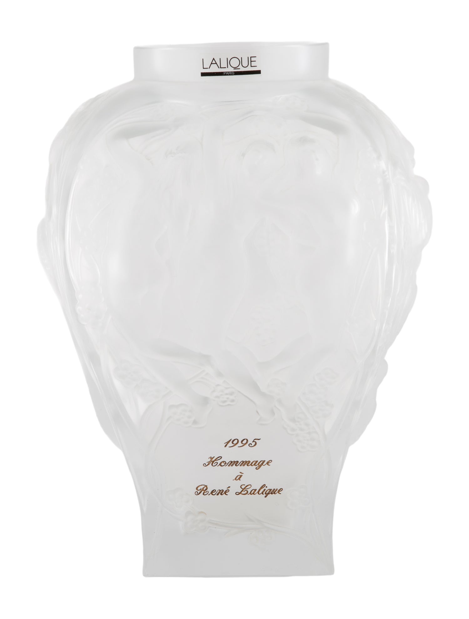 Lalique Limited Edition Hommage a Rene Lalique Vase