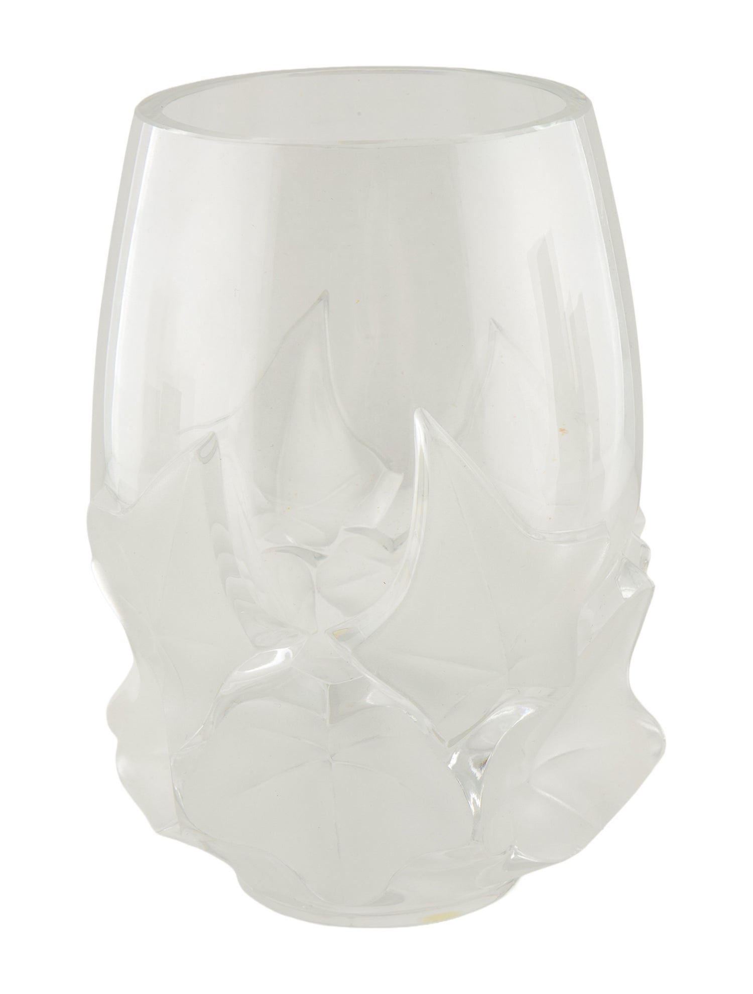 Lalique Crystal Hedera Vase