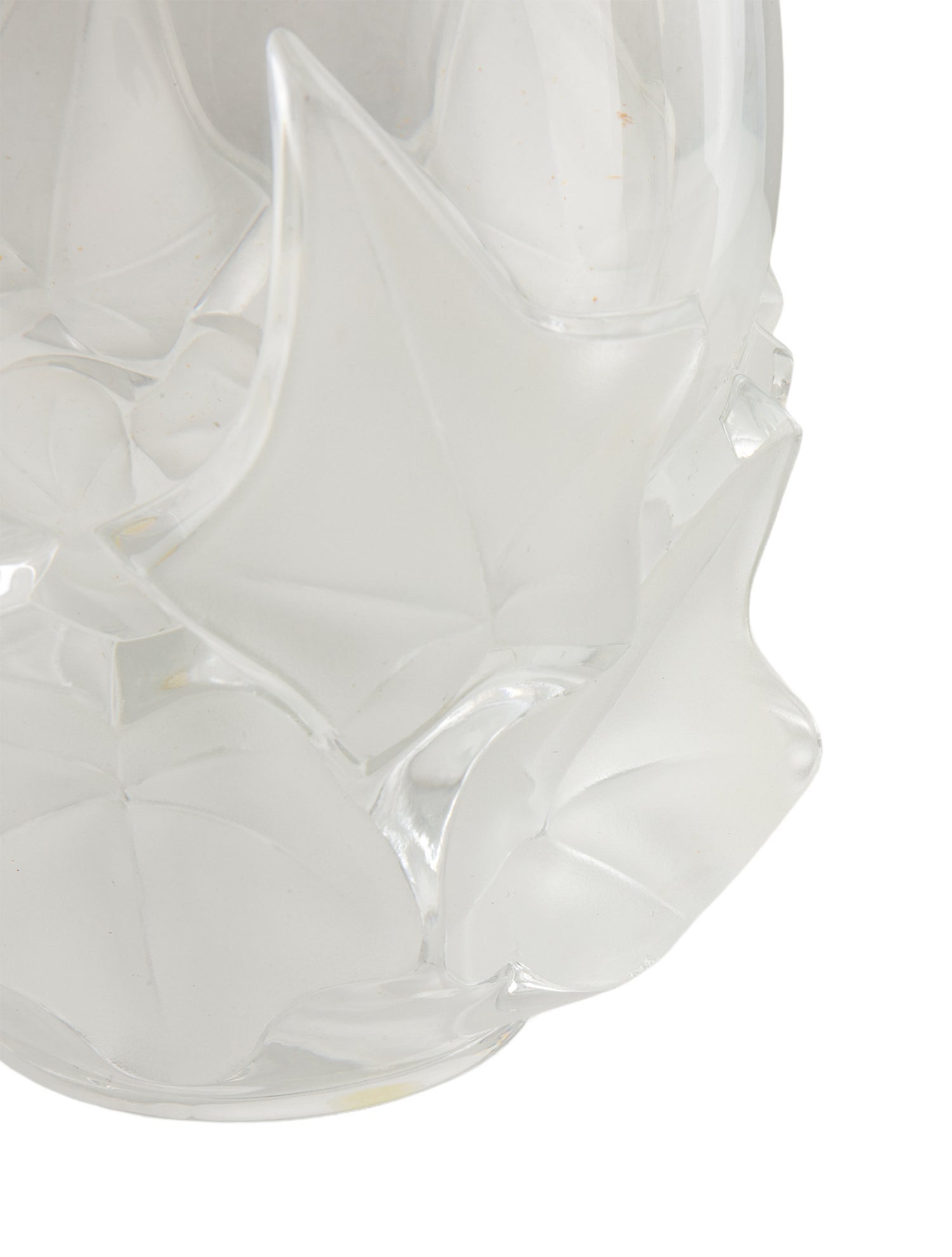 Lalique Crystal Hedera Vase