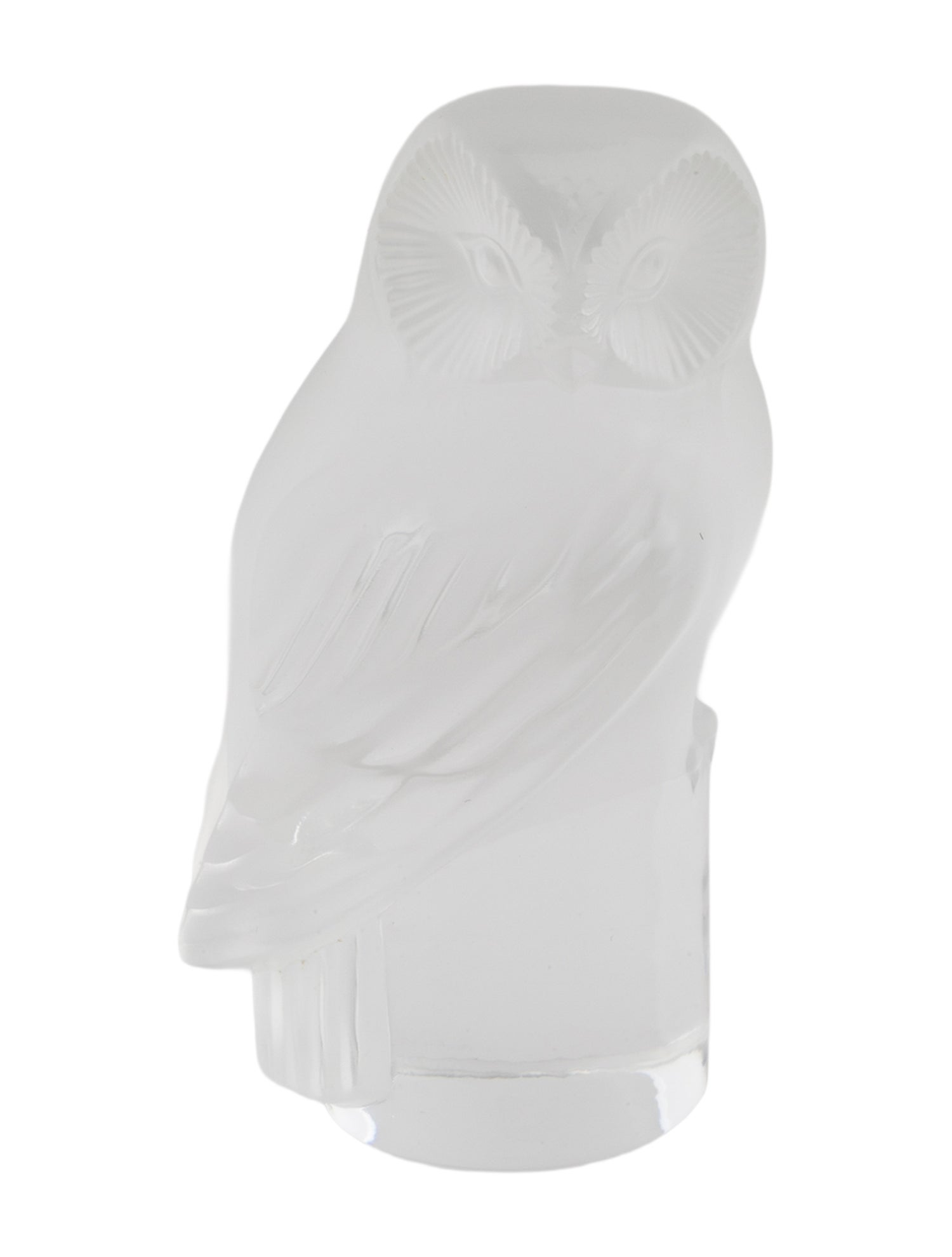 Lalique Small Owl Figurine