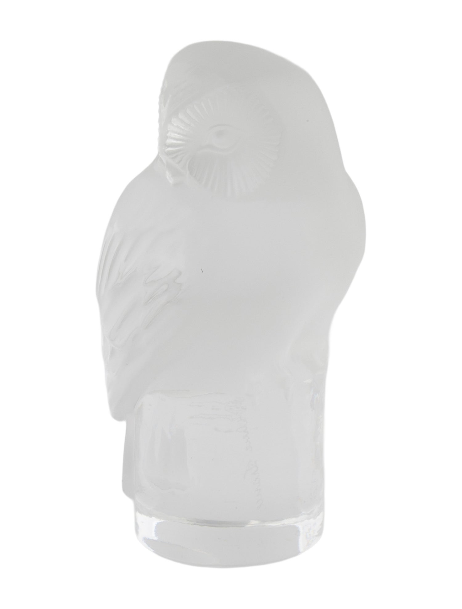 Lalique Small Owl Figurine