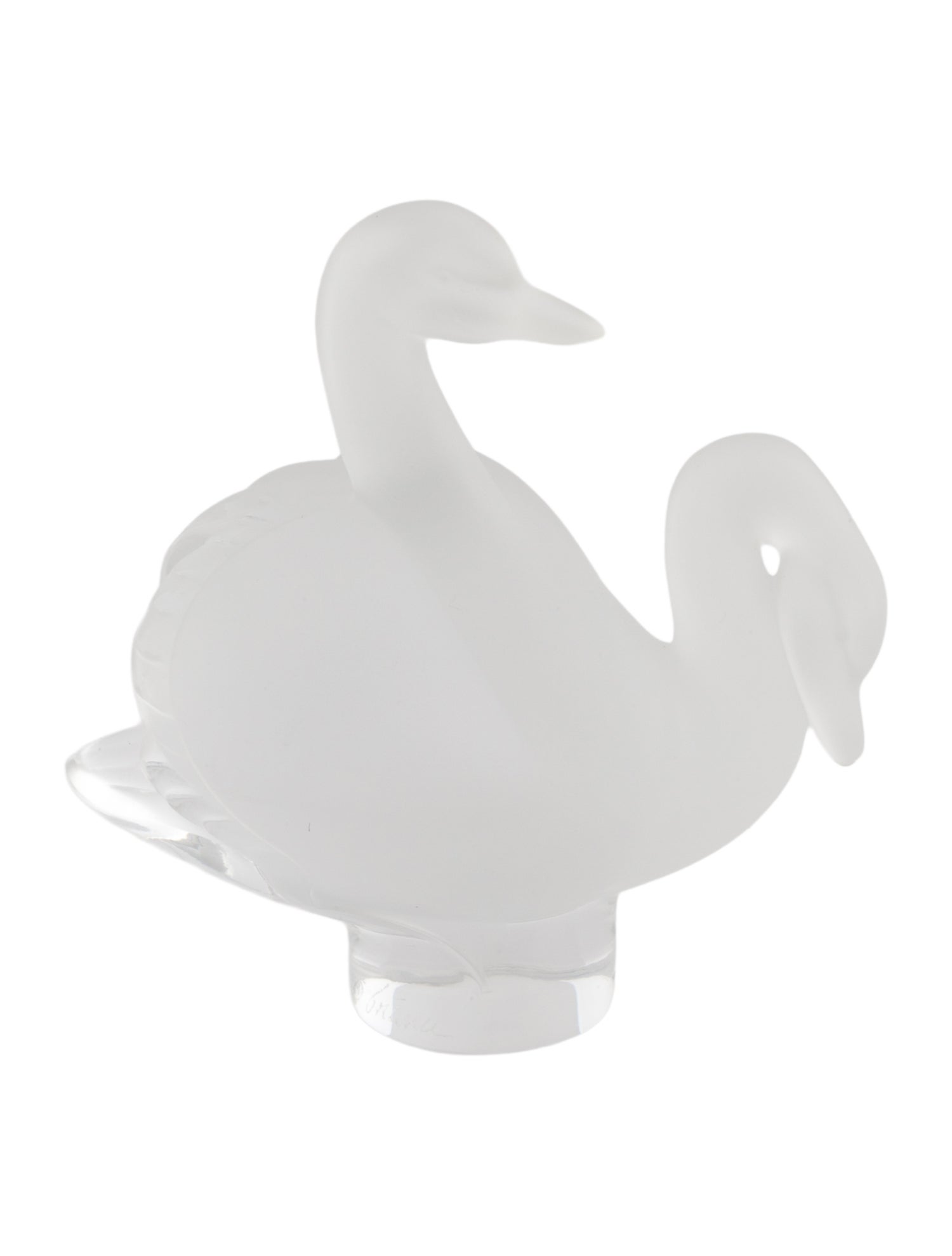 Lalique Les Deux Cygnes Figurine