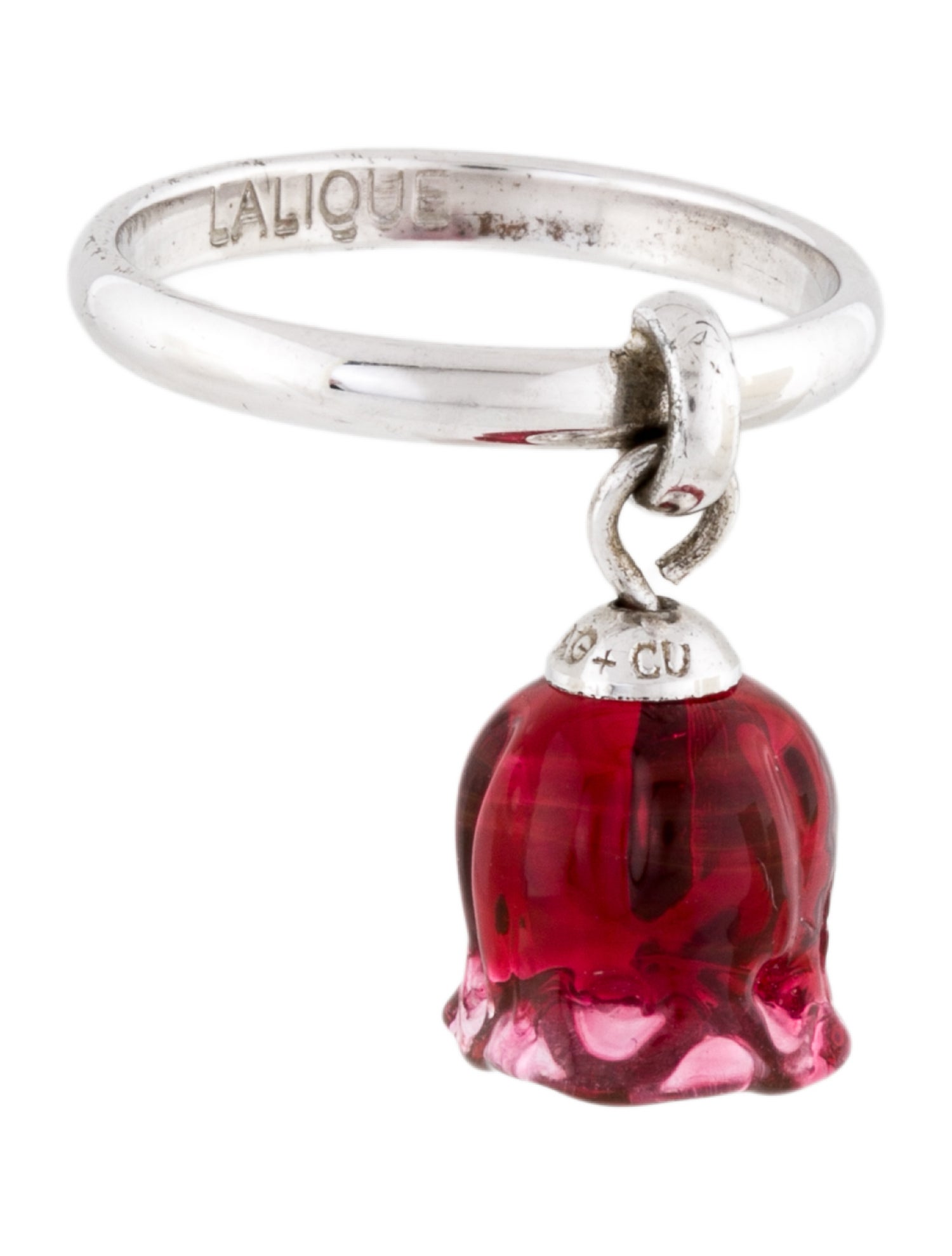 Lalique Crystal Cocktail Ring