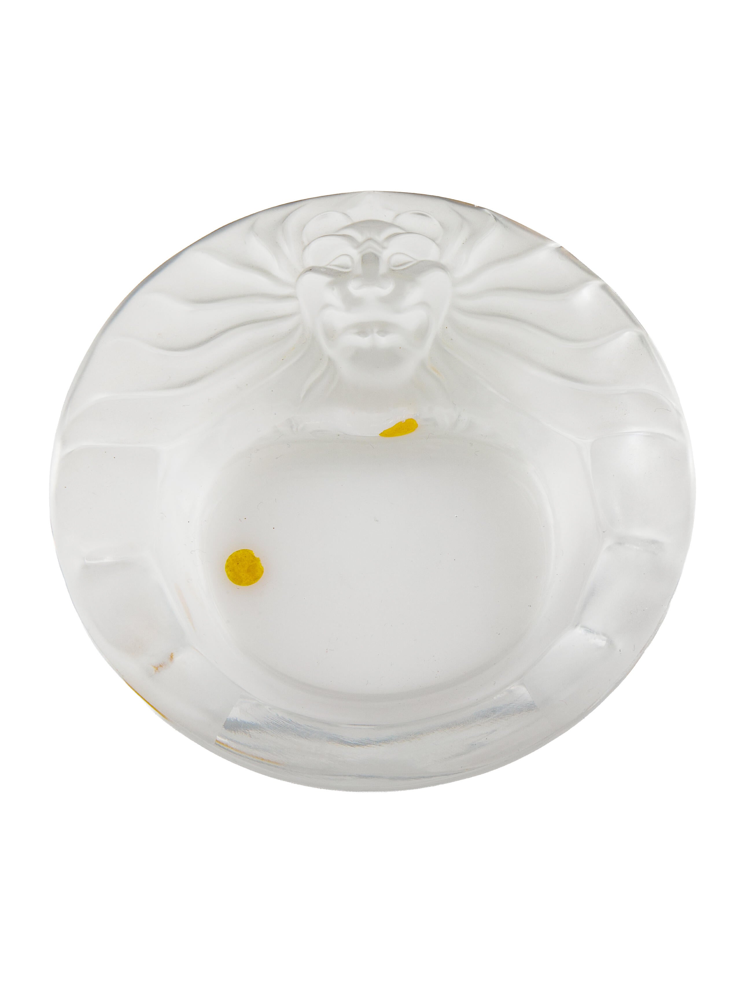 Lalique Tête de Lion Ashtray