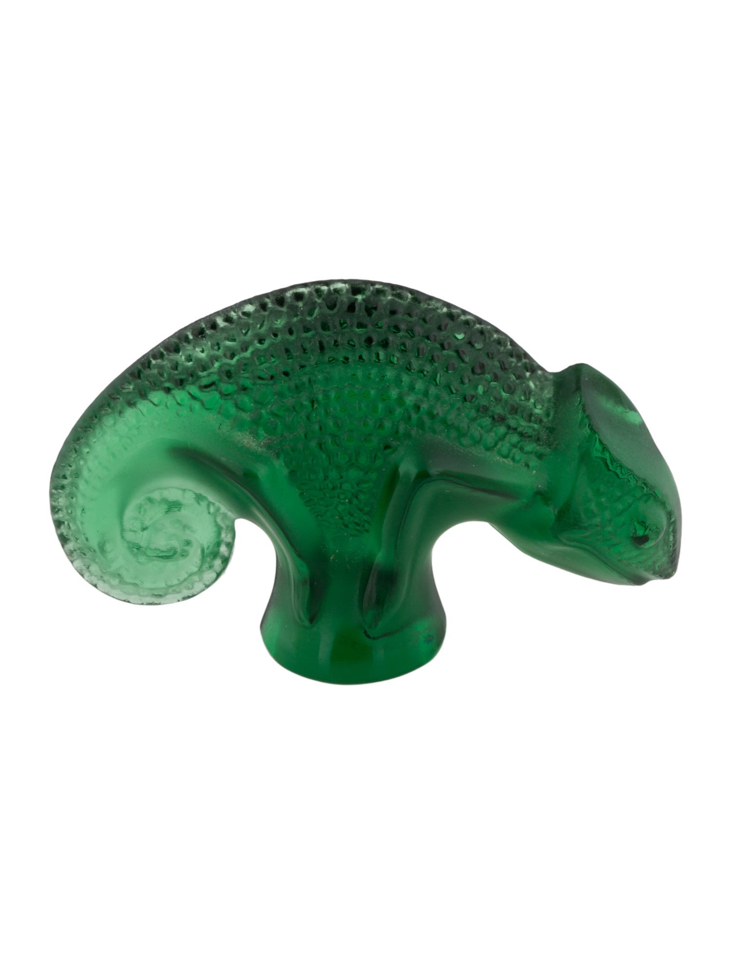 Lalique Crystal Chameleon Figurine