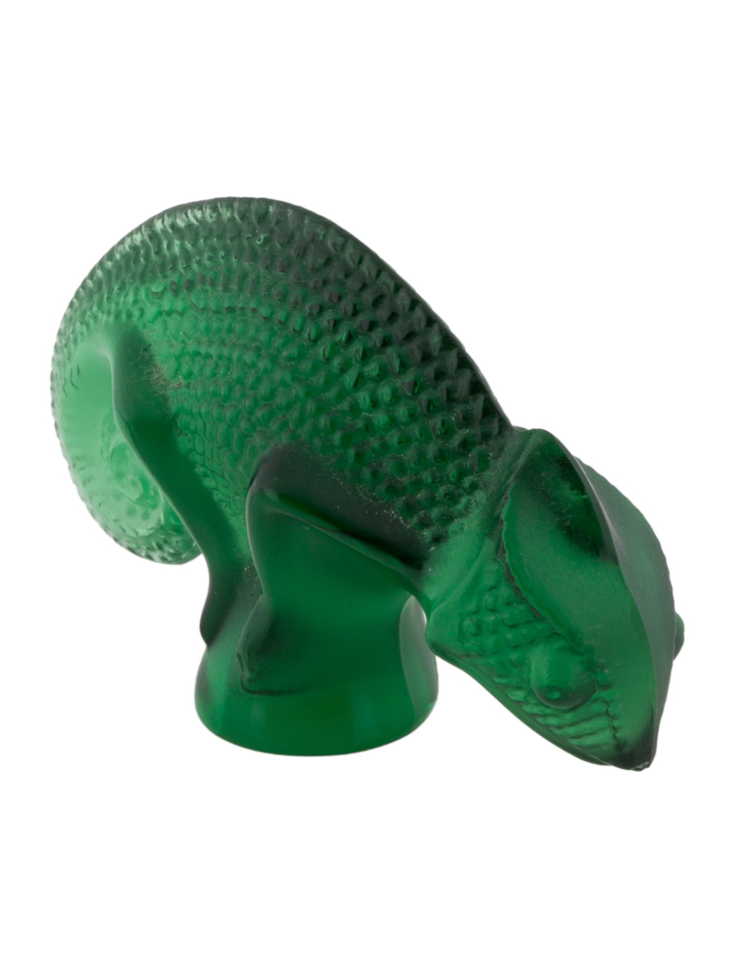 Lalique Crystal Chameleon Figurine