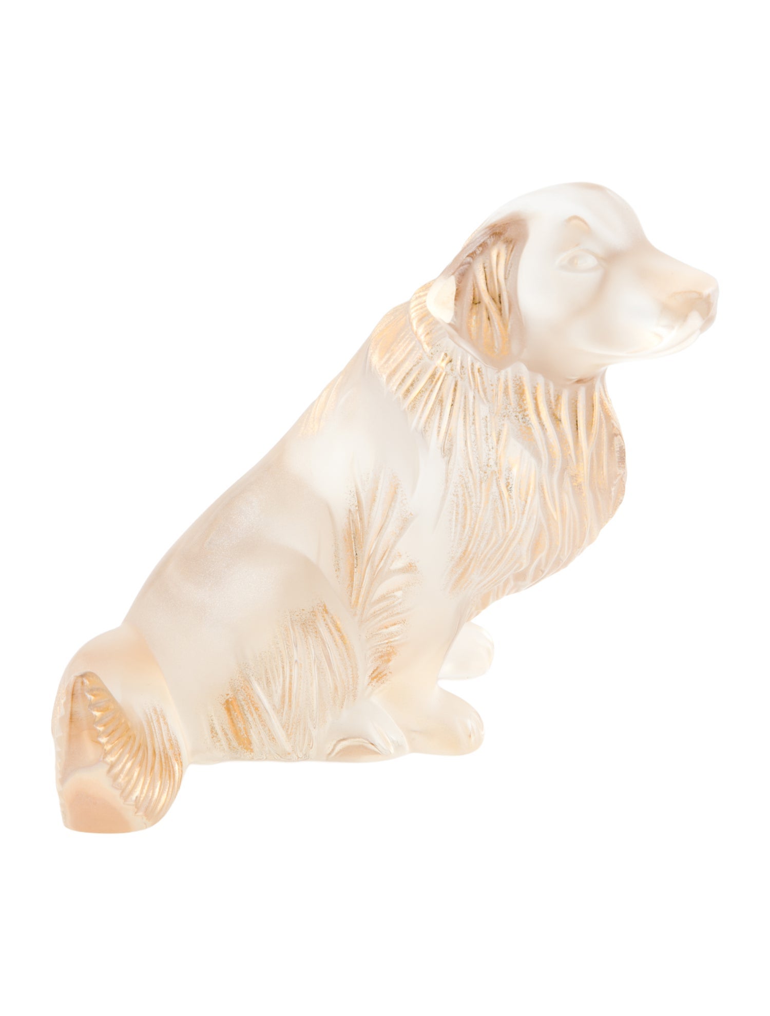 Lalique Golden Retriever Figurine