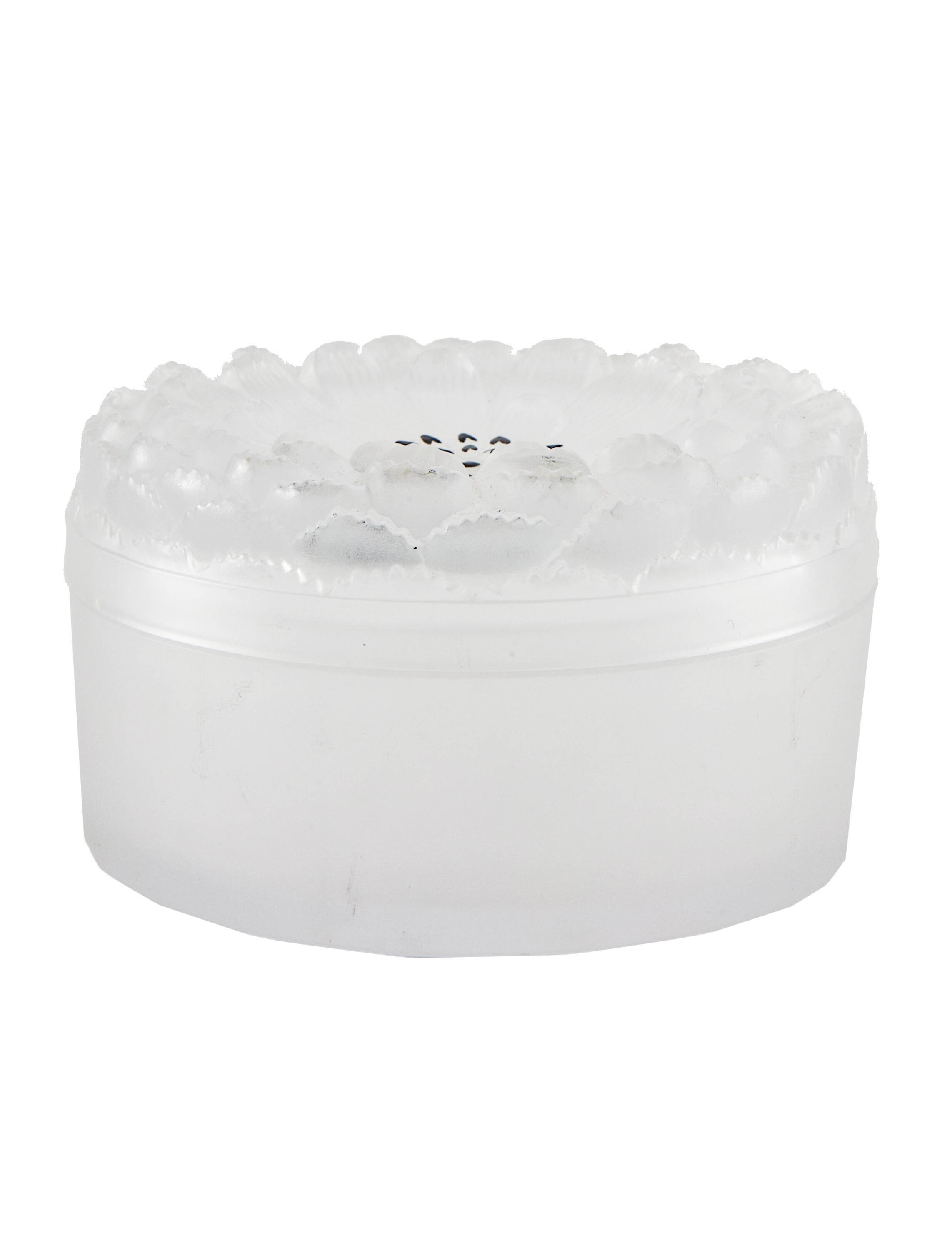 Lalique Dahlia Crystal Box