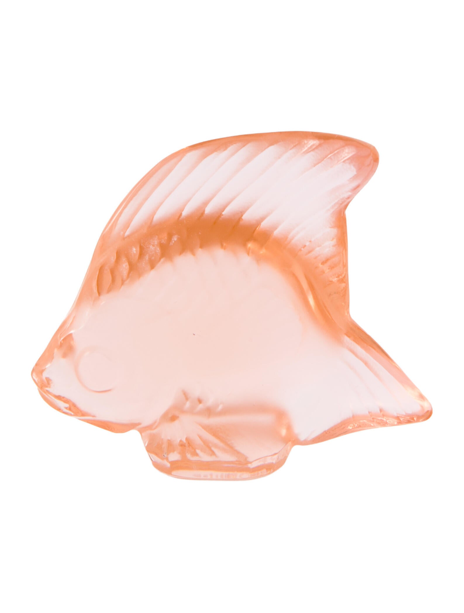 Lalique Crystal Fish Figurine Seal
