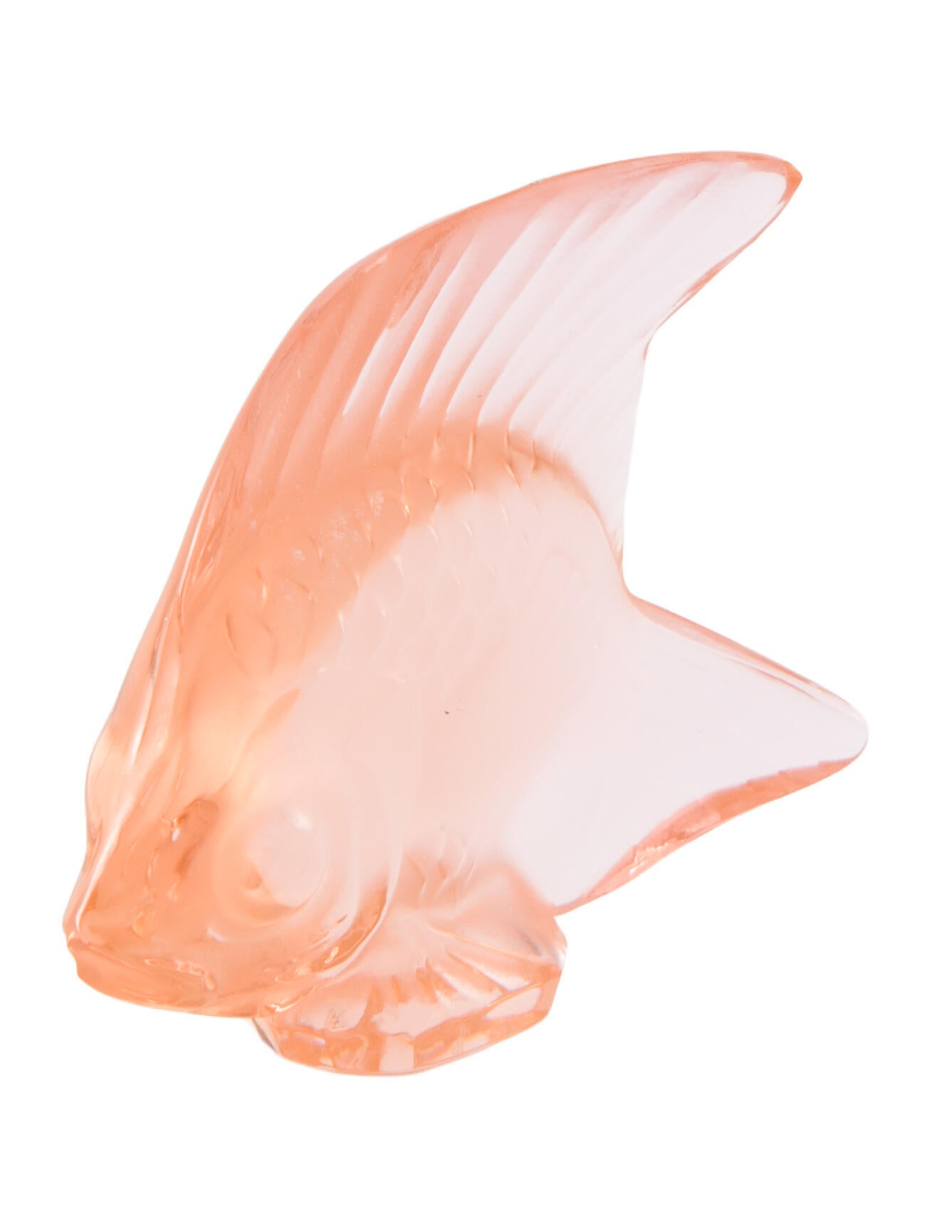 Lalique Crystal Fish Figurine Seal