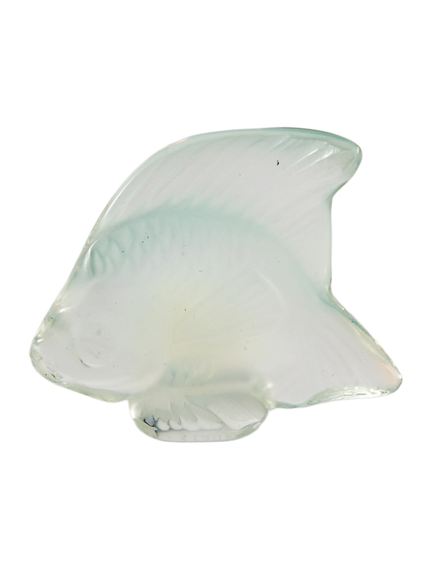 Lalique Crystal Fish Figurine Seal
