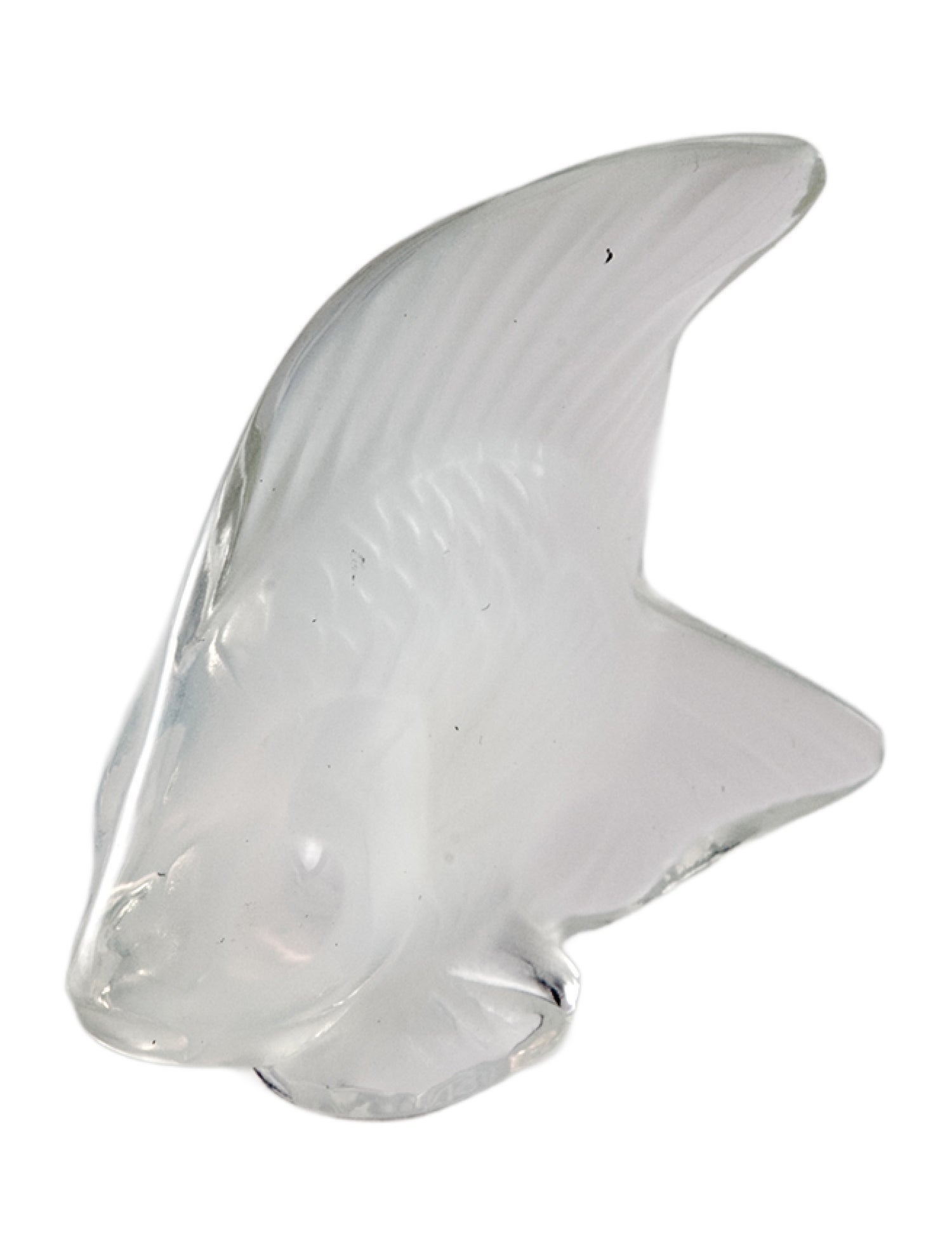 Lalique Crystal Fish Figurine Seal