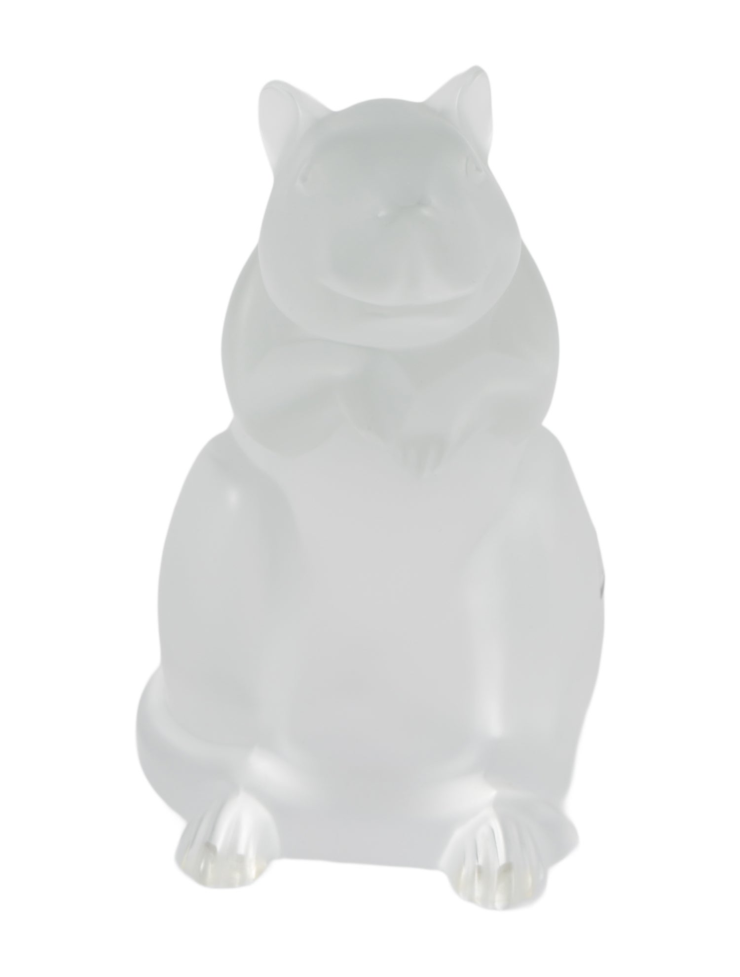Lalique Crystal Mouse Figurine