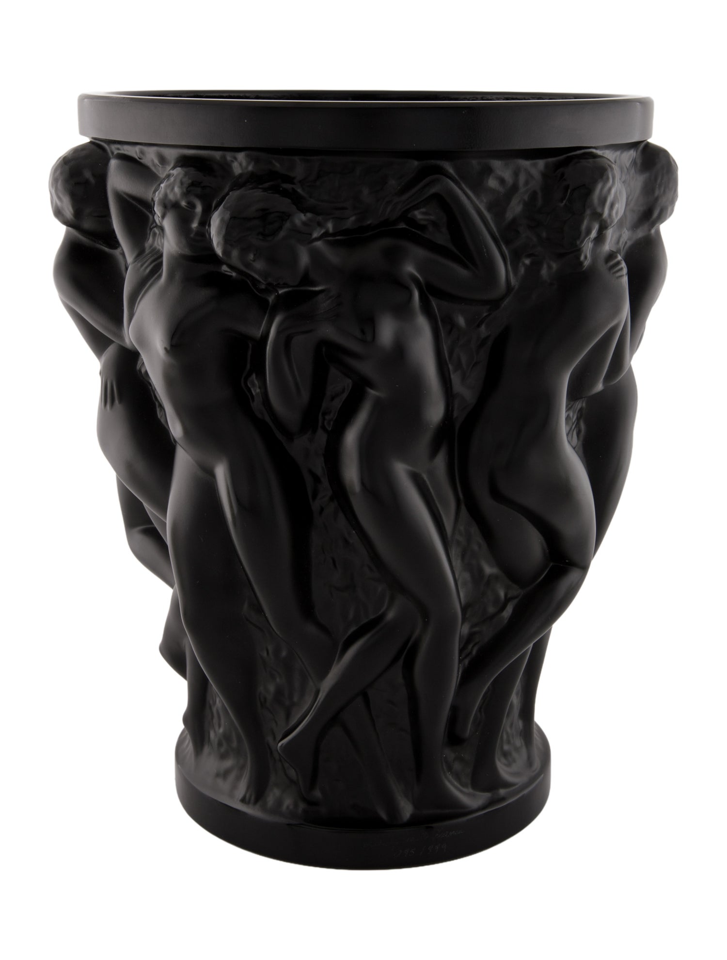 Lalique Crystal Bacchantes Vase