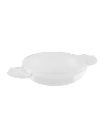 Pre-owned Lalique Honfleur Trinket In Transparent
